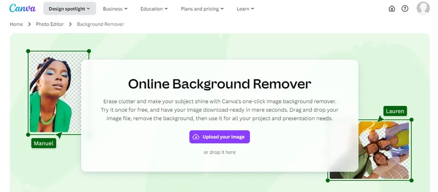 Canva Online Background Remover