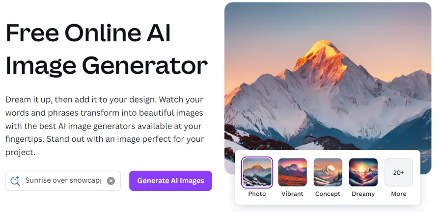 Free Online AI Image Generator