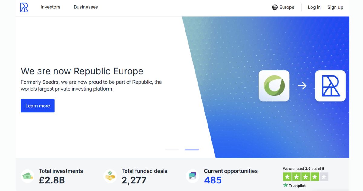 Republic Europe (Formerly Seedrs)