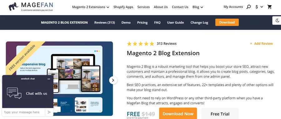 Magefan Magento 2 Blog Extension