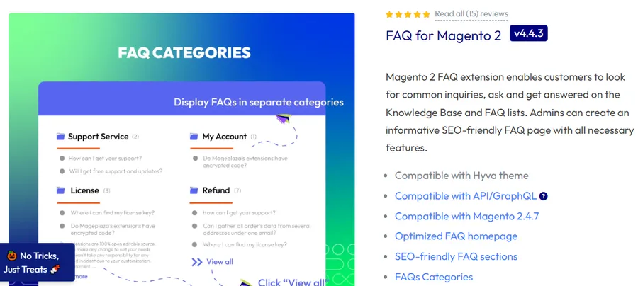 Magento 2 FAQ Extension