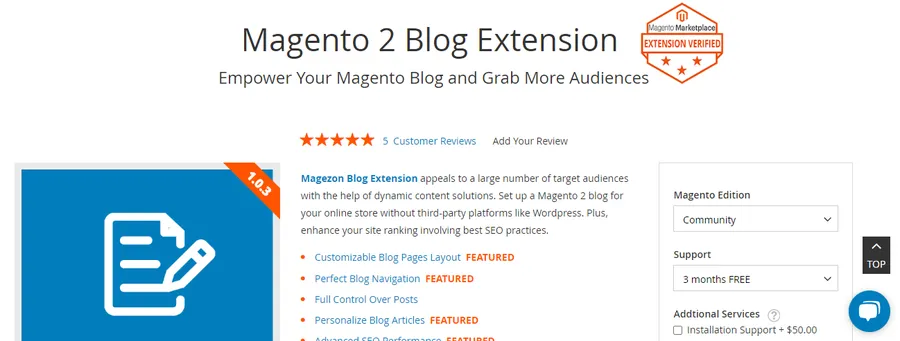 Magezon Magento 2 Blog Extension