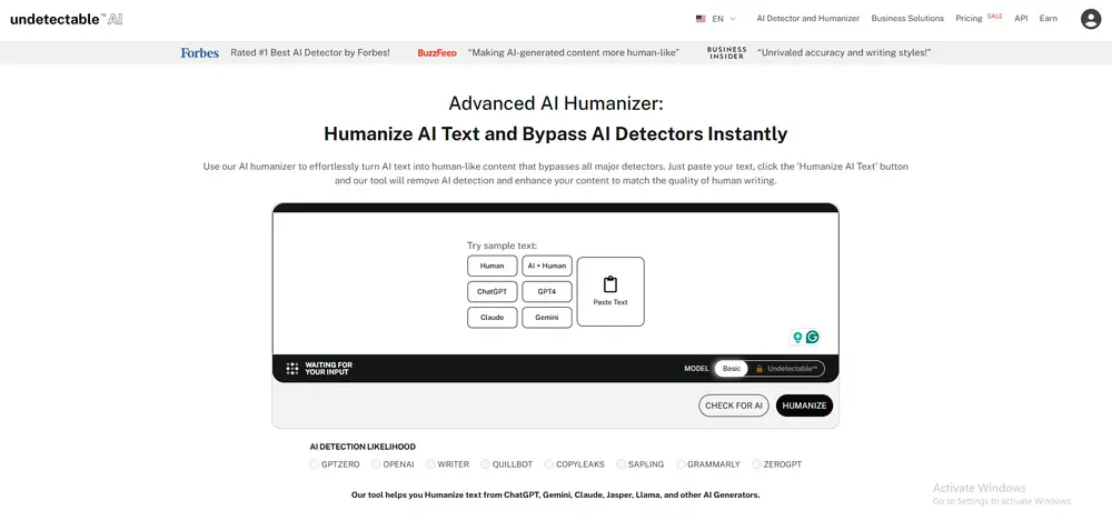 Undetectable AI Humanizer