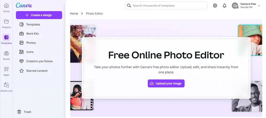 Canva Free Online Photo Editor