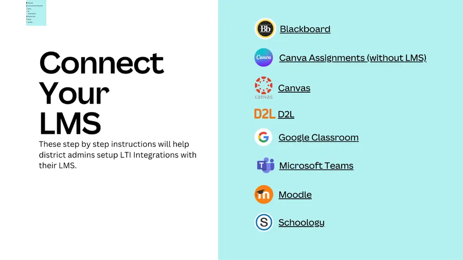 Popular Canva Integrations with LMS Platforms