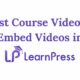 Where to Host Course Videos & How to Embed Videos in LearnPress