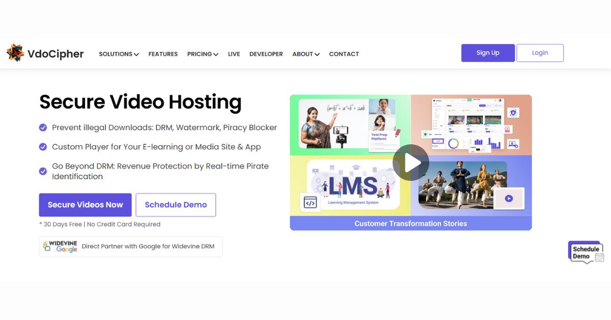 VdoCopher | Security Platform for Hosting Course Videos