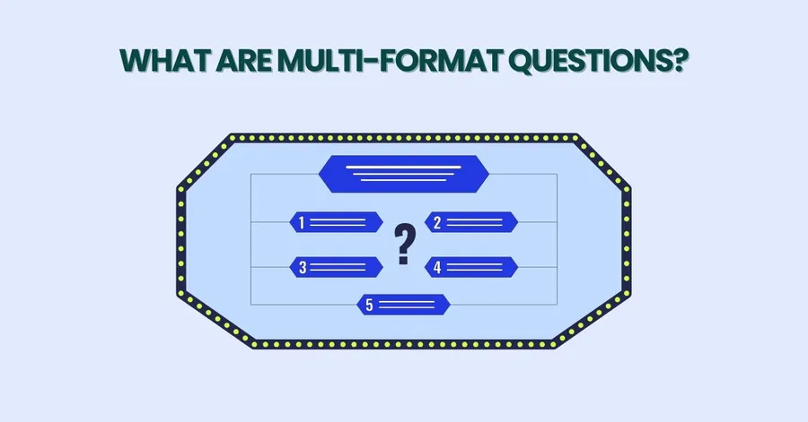 what are multi format questions