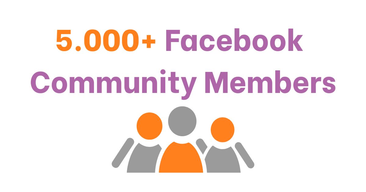 5,000+ Facebook Community Members