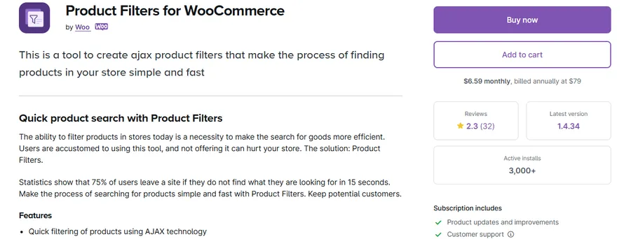 WooCommerce Product Filter