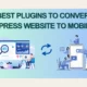 Convert a WordPress Website to Mobile App