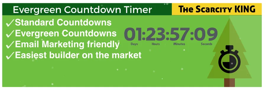 Evergreen Countdown Timer