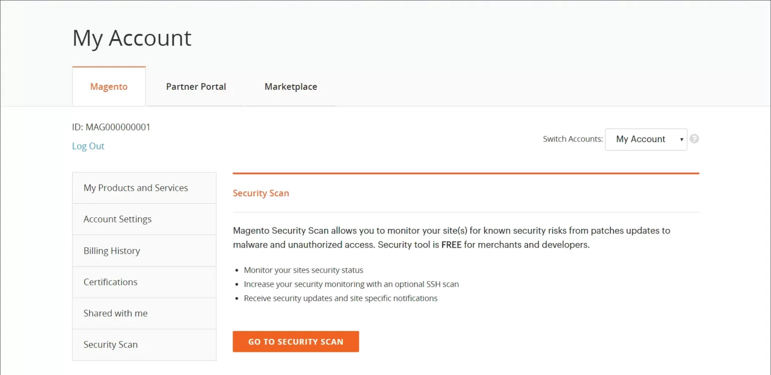 Magento Security Scan