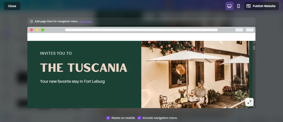 Preview Your Canva Device