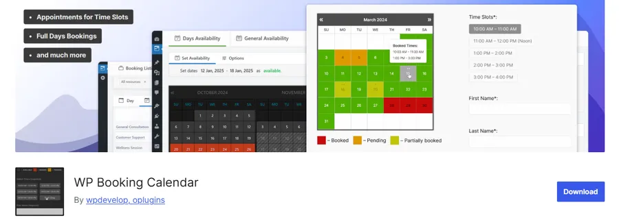 WP Booking Calendar