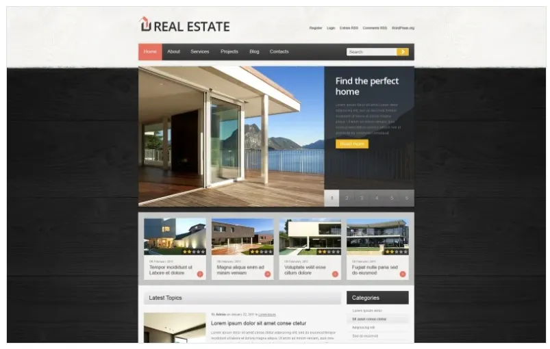 Free Real Estate WordPress Theme for Brokers and Agencies