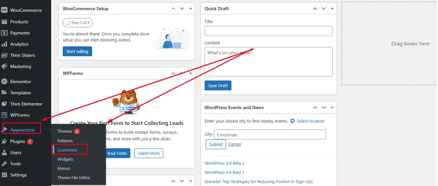 Access Dashboard to Change Logo in Eduma