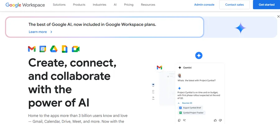 Google WorkSpace for Email