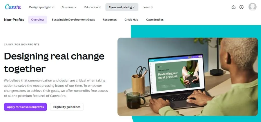 Step 2 Visit the Official Canva for Nonprofits Page
