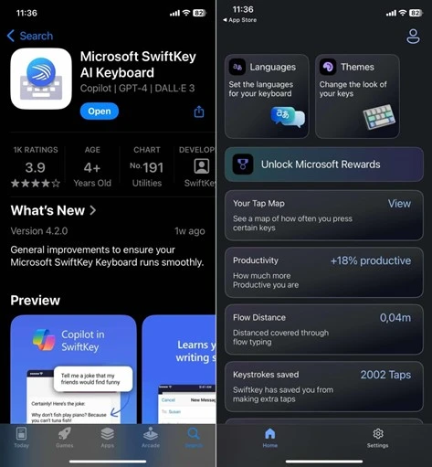 Top 7 AI Apps Every iPhone User Should Try 12 Microsoft SwiftKey AI Keyboard