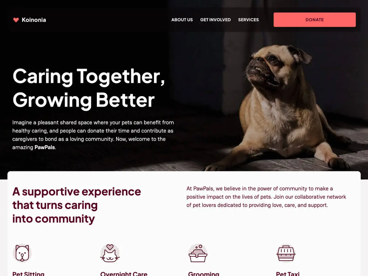 8+ Best Non Profit WordPress Themes 9 Koinonia