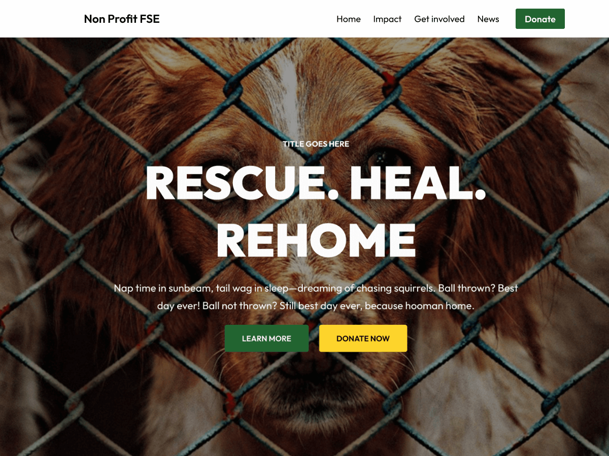 8+ Best Non Profit WordPress Themes 8 Non Profit FSE
