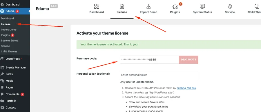 How to Use One License for Live and Testing Sites in Eduma & LearnPress Add-on 2 Eduma License