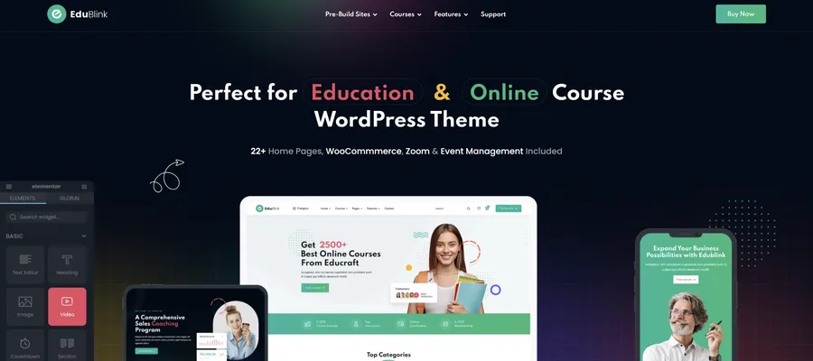 Uncover The 5 Best Online Course Themes for LearnPress 12 EduBlink