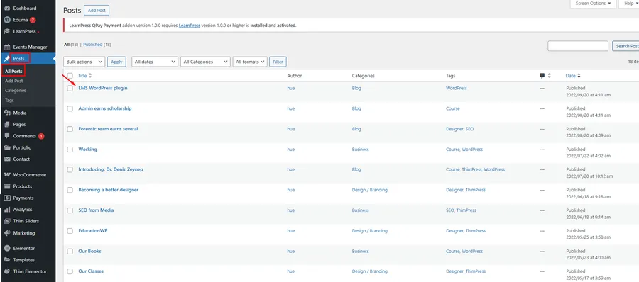 How To Make Gallery In Eduma Theme: A Step-by-Step Guide 7 Post Gallery