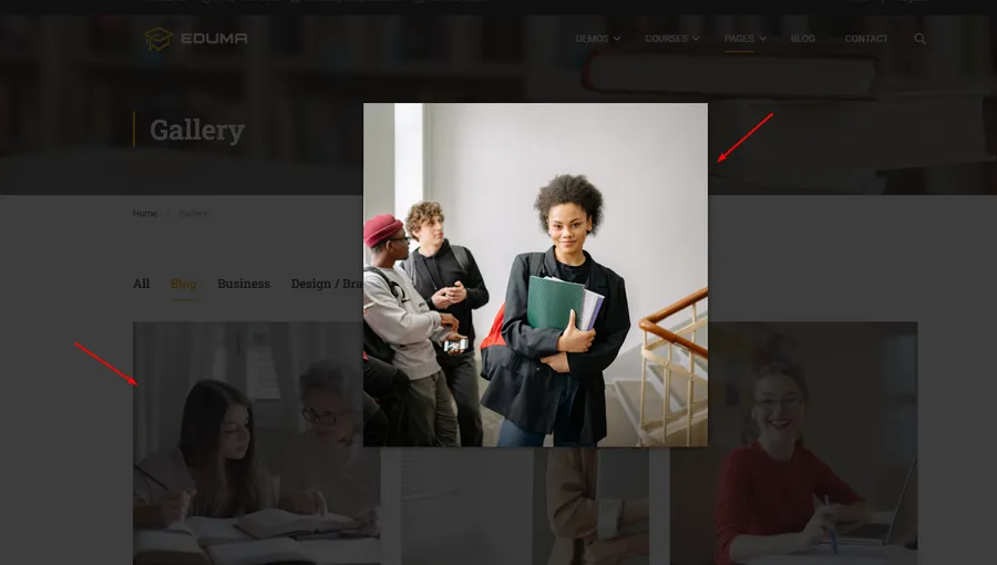 How To Make Gallery In Eduma Theme: A Step-by-Step Guide 12 View Gallery in Each Blog