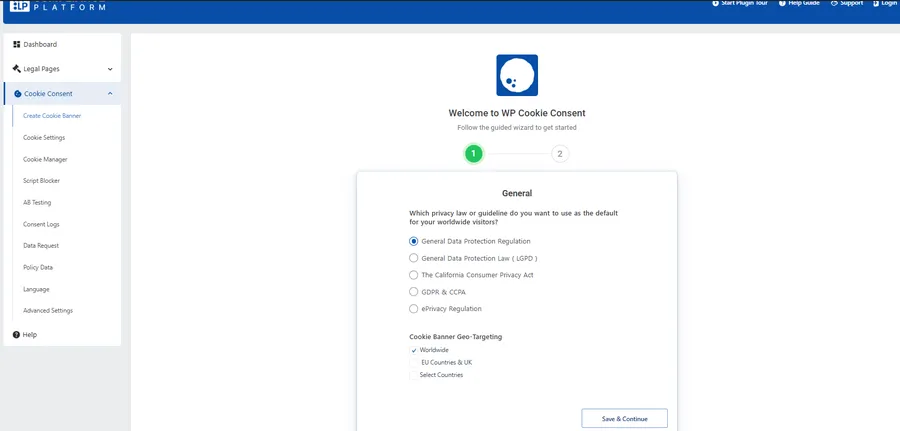 WPLP Compliance Platform Review: An All-in-One Privacy Solution for WordPress 20 Configure Geo Targeting