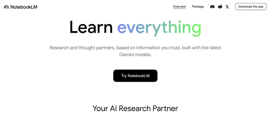 Google's NotebookLM
