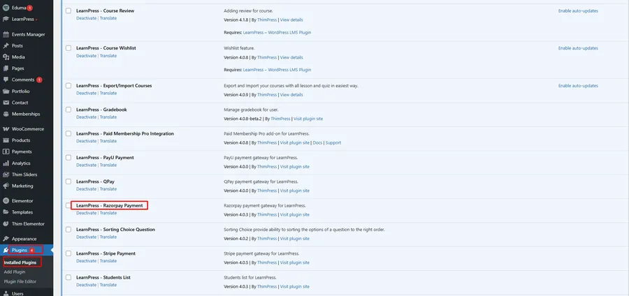 How To Use Razorpay in Eduma? 8 LearnPress - Razorpay Payment