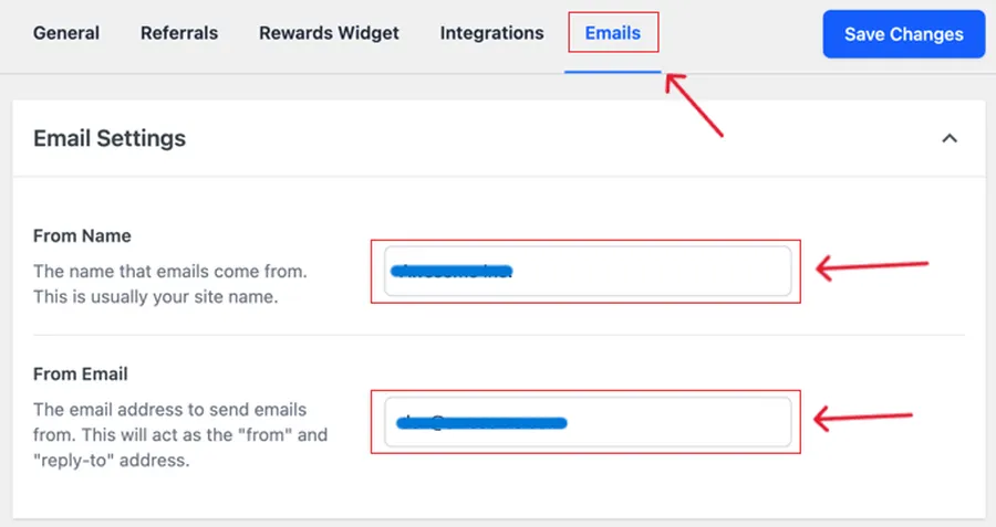 How to Setup a WooCommerce Rewards Program in Minutes 29 rewardswp email settings