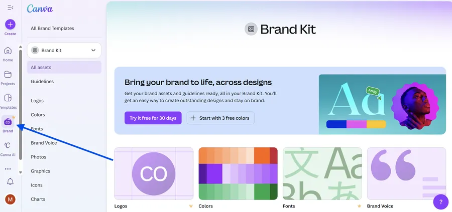 Access the Brand Kit