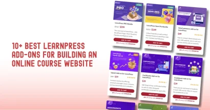 10+ Best LearnPress Add-ons for Building an Online Course Website
