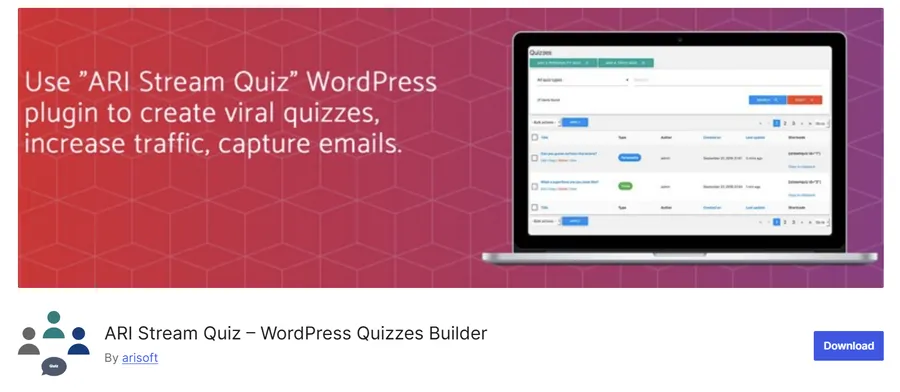 10 Best WordPress Quiz Plugins to Boost Engagement (Expert Review) 20 ARI Stream Quiz