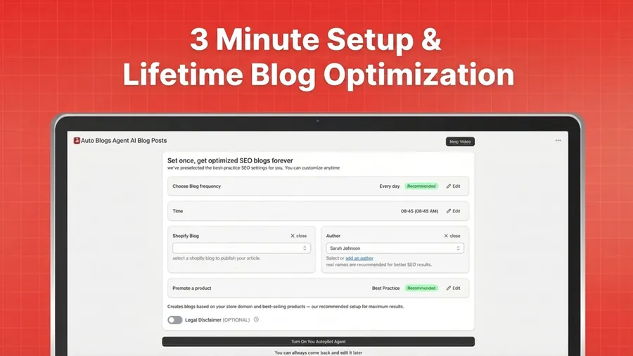 Auto Blogs Agent AI Blog Posts