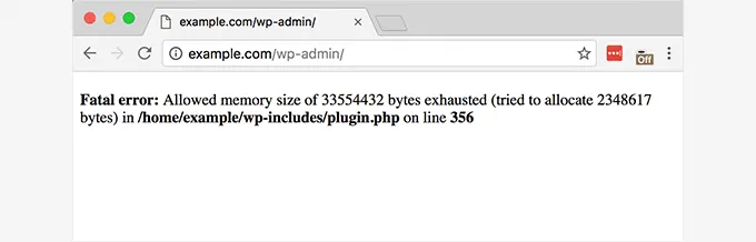 10 Most Common WordPress Errors and How to Fix Them 18 WordPress Memory Exhausted Error