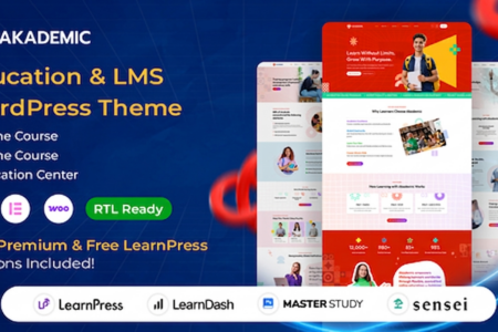 Akademic - Education LMS WordPress Theme