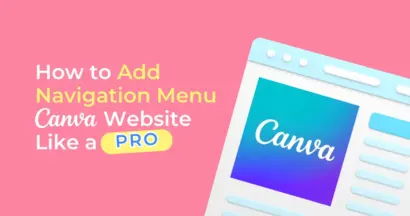 How to Add Navigation Menu Canva Website Like a Pro