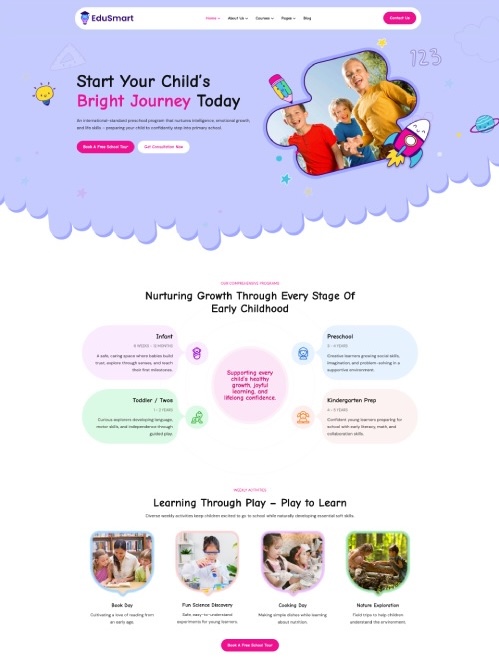 full demo kindergarten