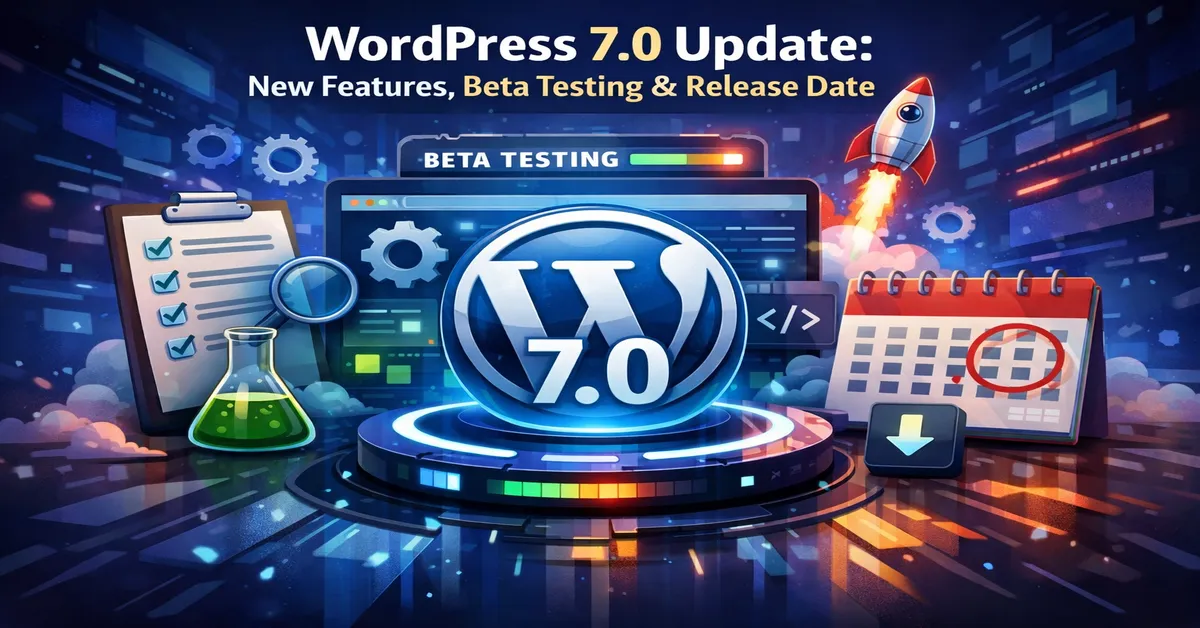 WordPress 7.0 Update: New Features, Beta Testing & Release