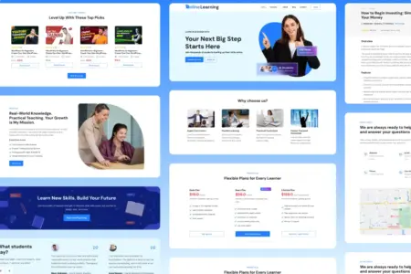 Online Learning - Free Education WordPress Block Theme