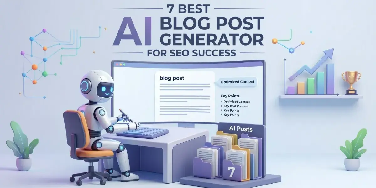 7 Best AI Blog Post Generator For SEO Success