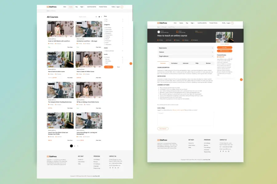 EduPress Inner Pages