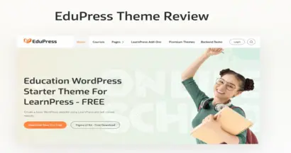 EduPress Theme Review