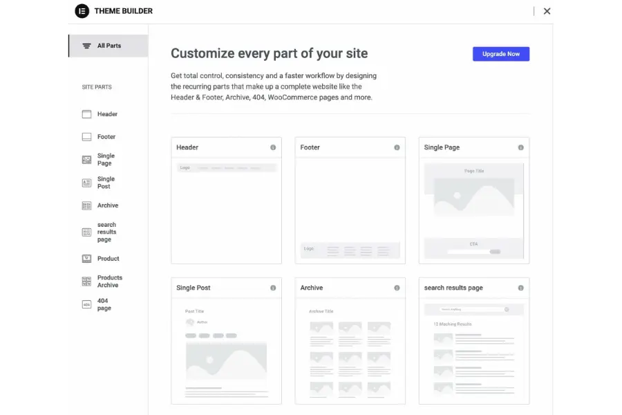 Gutenberg vs Elementor: Which Page Builder Is Better? 15 Theme builder elements from Elementor