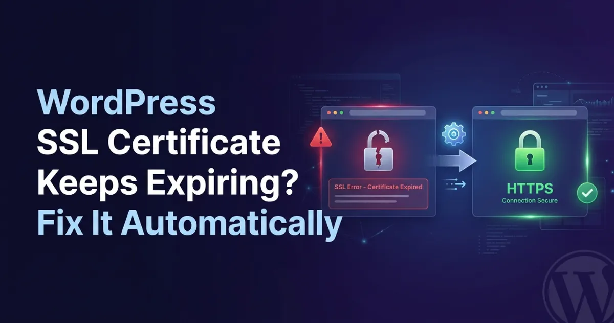 Why Your WordPress SSL Certificate Keeps Expiring And How to Fix It ...