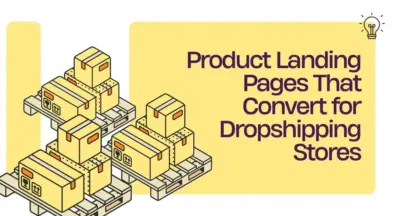 Product Landing Pages That Convert for Dropshipping Stores 2 Product Landing Pages That Convert for Dropshipping Stores